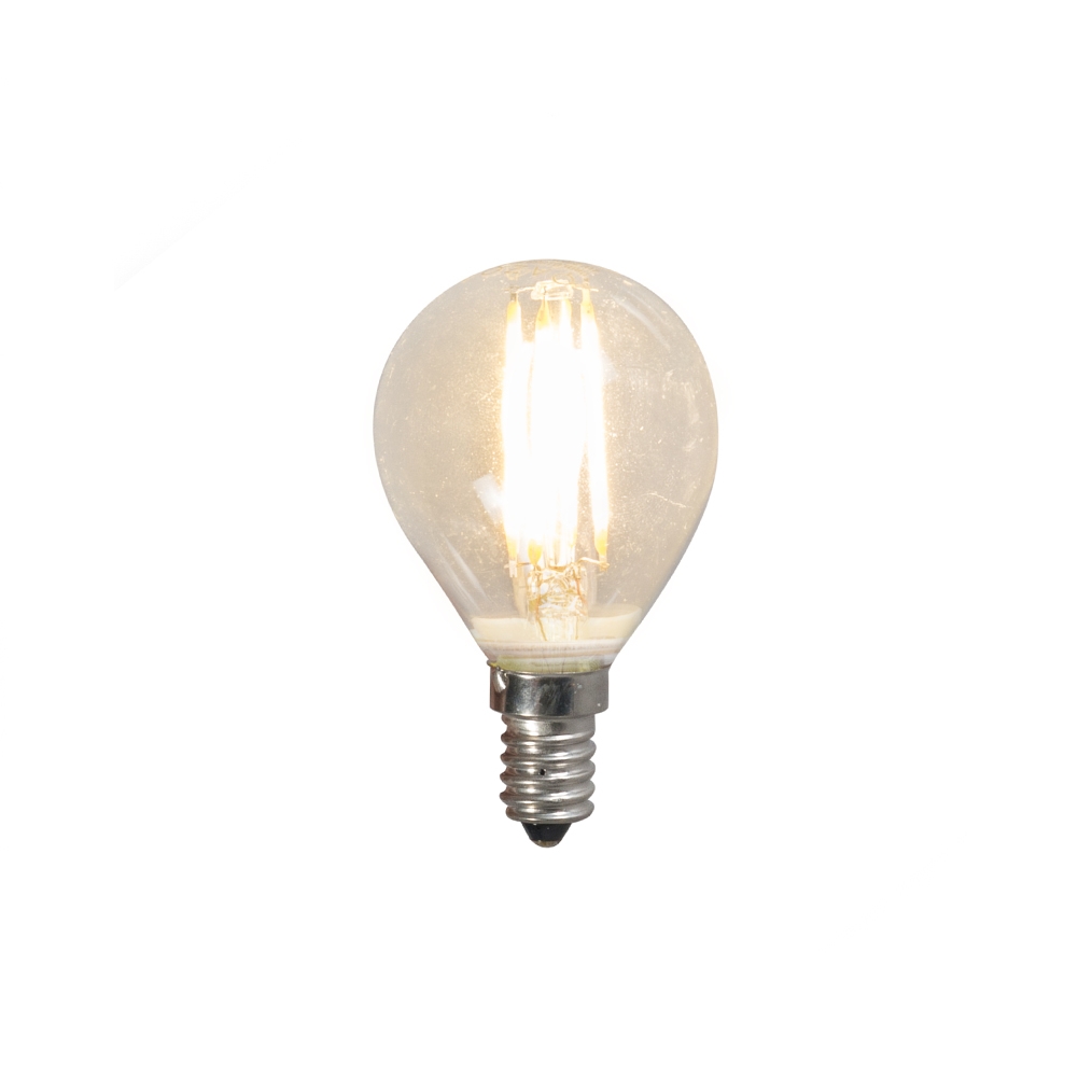 Filament LED-lampa P45 4W 470 lm 2700K klar