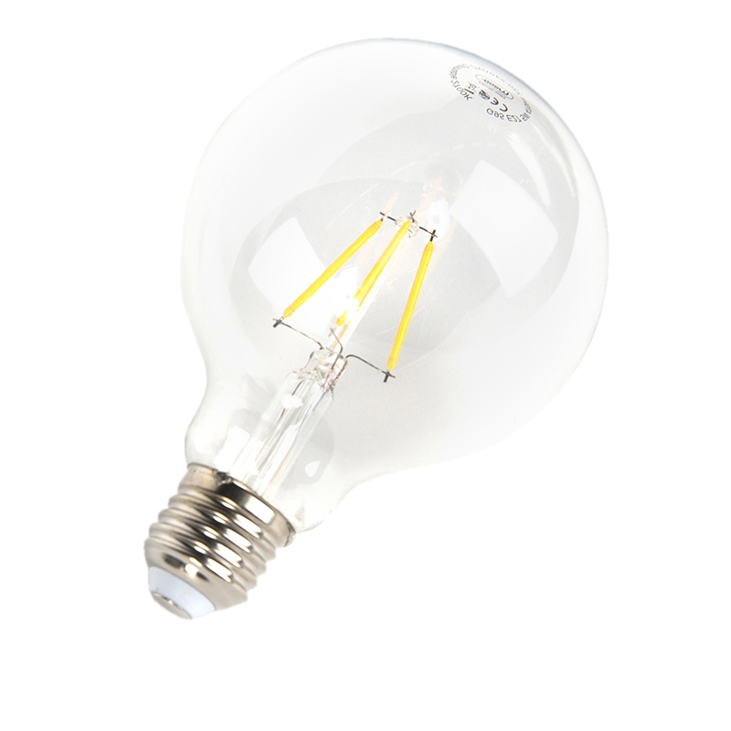 ampoule led e27 à filament dimmable g95 5w 470 lm 2700k