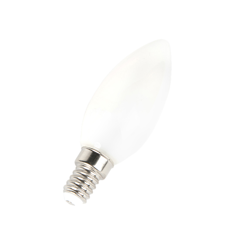 ensemble de 5 ampoules bougies led e14 2w 180 lumens 2350k non dimmable