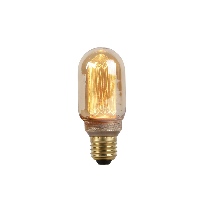 E27 LED-glödlampa med bärnstensglas 2,5W 120 lumen 1800K