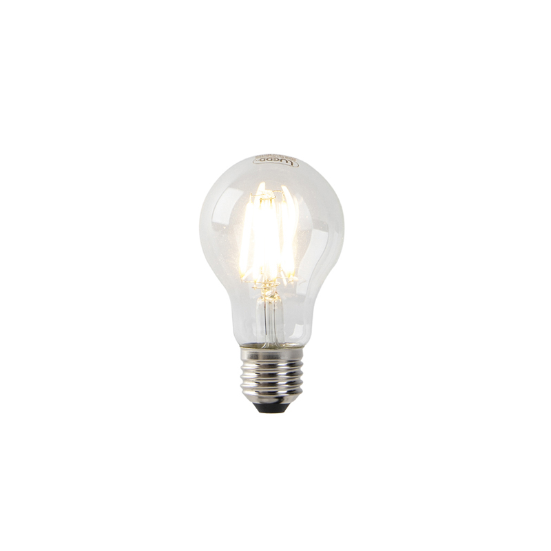 Set van 5 dimbare E27 LED lampen helder glas 7W 806 lm 2700K Set van 5 dimbare E27 LED lampen helder glas 7W 806 lm 2700K