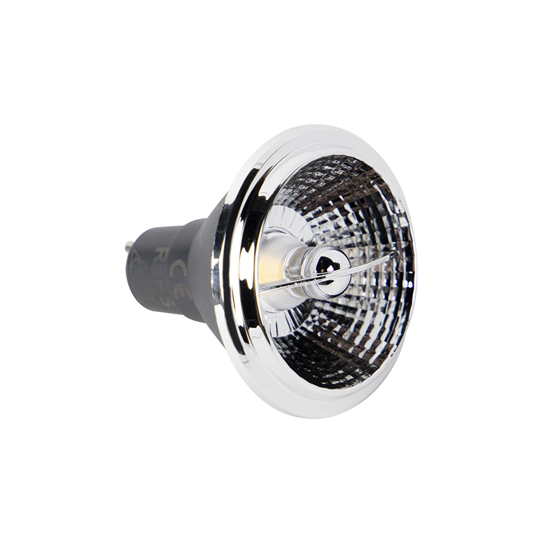 ensemble de 5 lampes à led ar70 gu10 6w 2000k-3000k dim à chaud