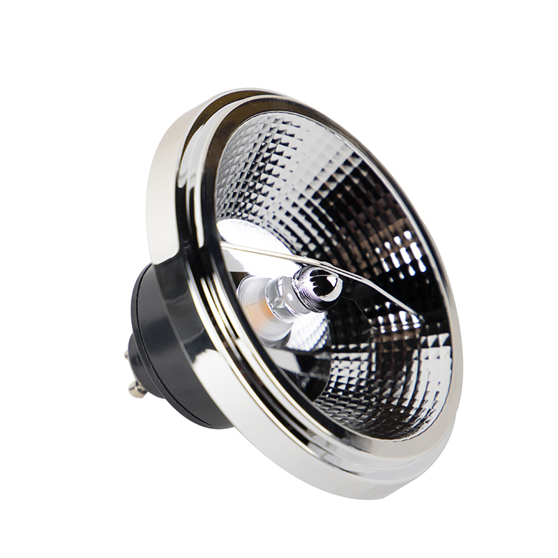 ensemble de 5 lampes à led ar111 gu10 12w 2000k-3000k dim à chaud