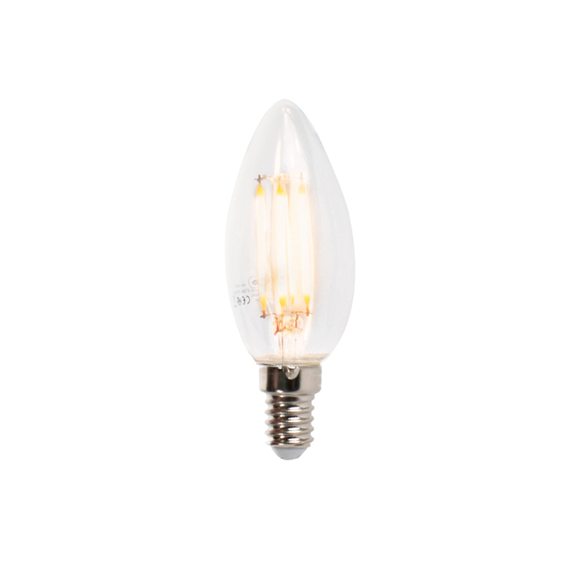 Levně E14 stmívatelná LED lampa na svíčku B35 5W 380 lm 2700K
