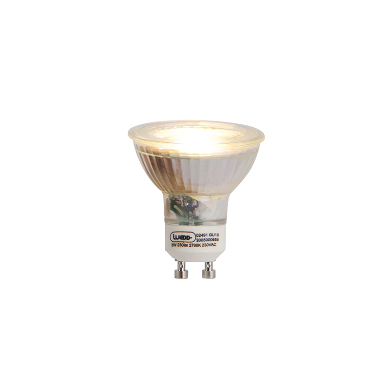 LUEDD GU10 LED-lampa 3W 230 lm 2700K