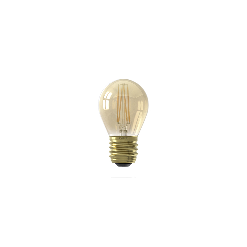 Levně E27 stmívatelná LED lampa P45 goldline 3,5W 250lm 2100K