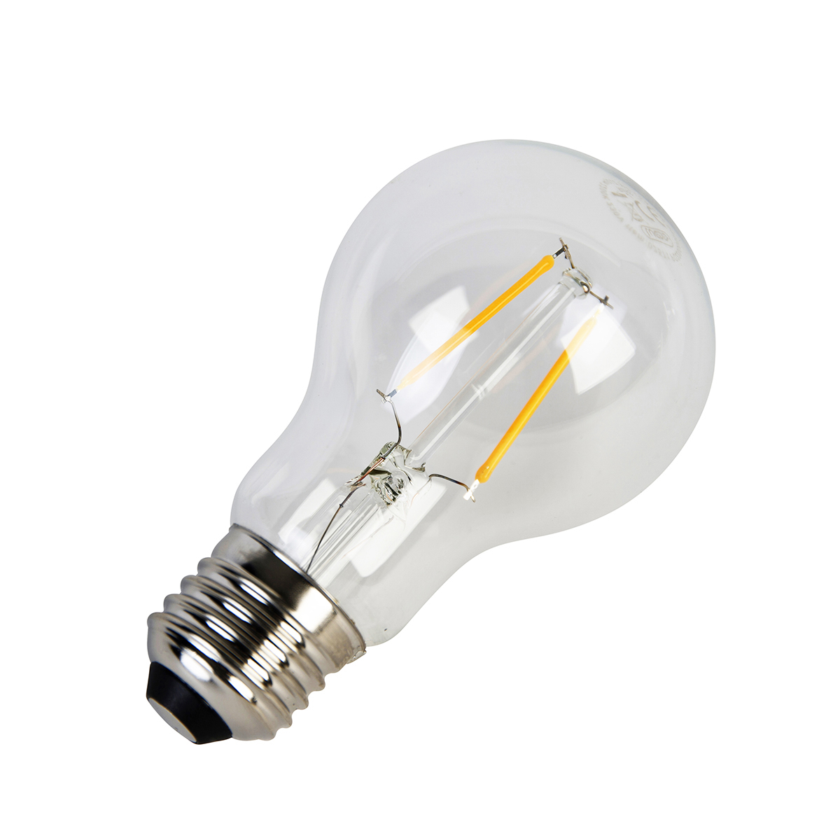 E27 LED-Glühlampe Filament A60 2W 210 lm 2200K