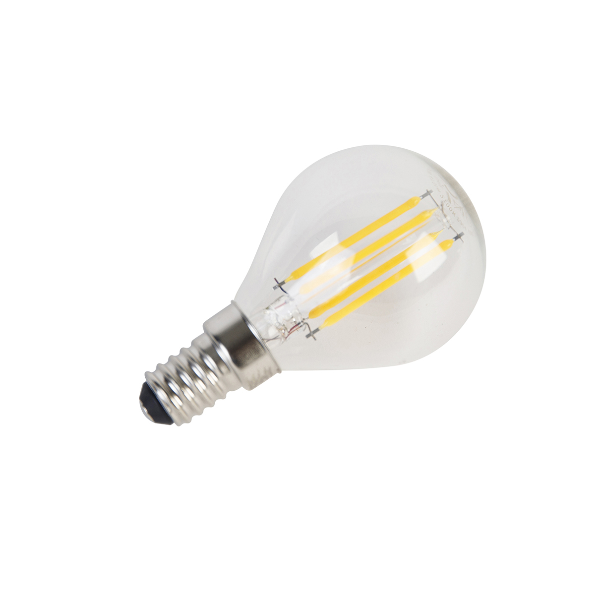 Bombilla LED E14 filamento P45 4W 470lm 2700K