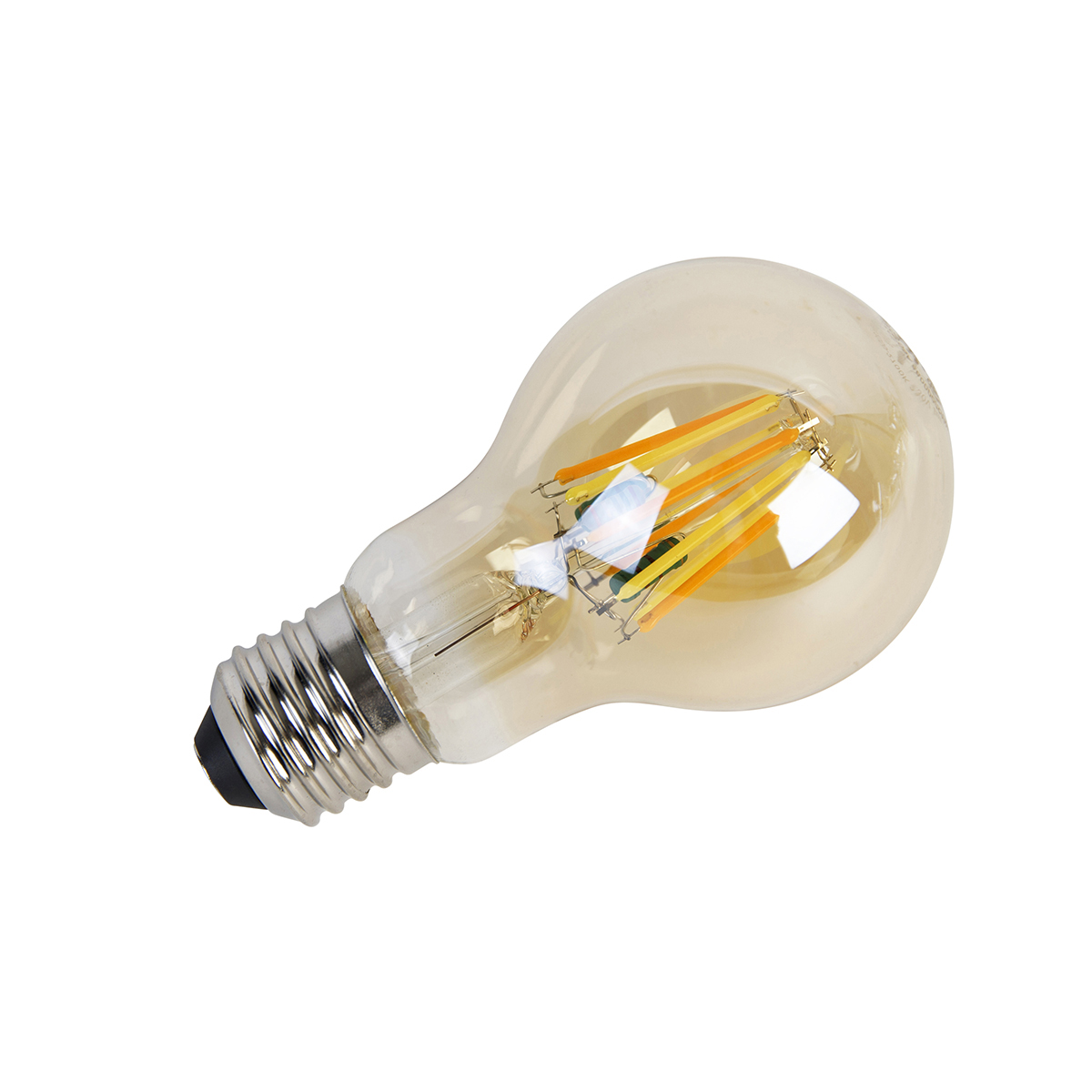 lampe led e27 dimmable en kelvin a60 goldline 8w 806 lm 2000-2700k