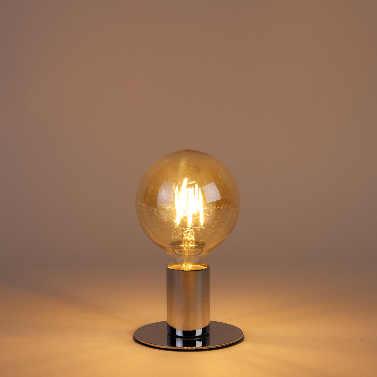 Set of 5 E27 3-Step Dimmable LED Bulbs G95 Goldline 5W 530lm 2200K