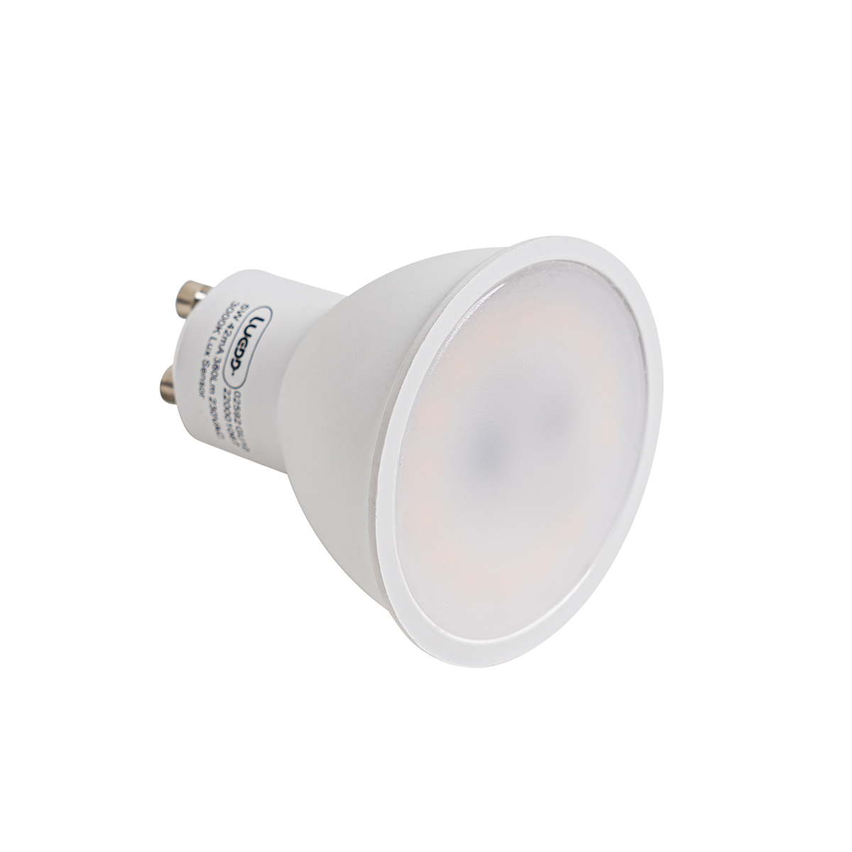 lampe led gu10 capteur lumière-obscurité 5w 380 lm 3000k