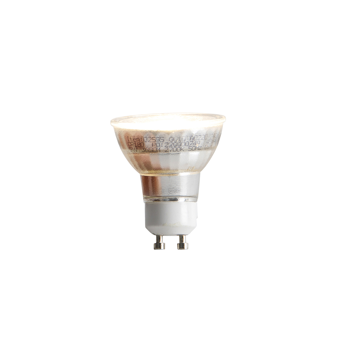 LUEDD GU10 dimbare LED lamp 5W 365 lm 2700K