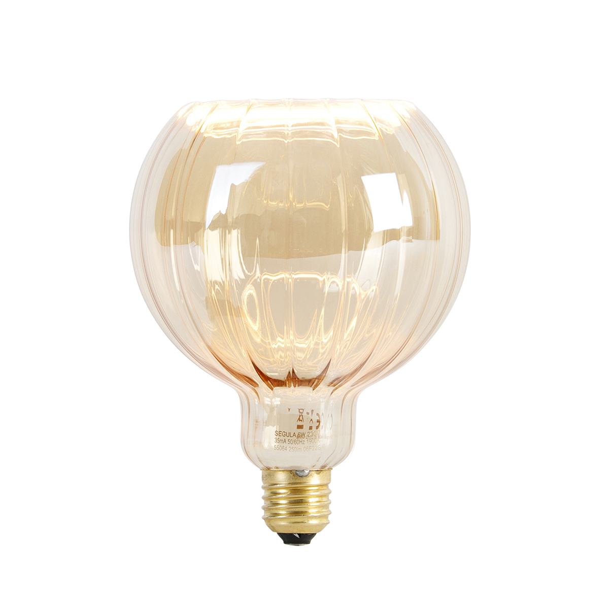 E27 szabályozható LED lámpa G125 goldline 6W 320 lm 1900K