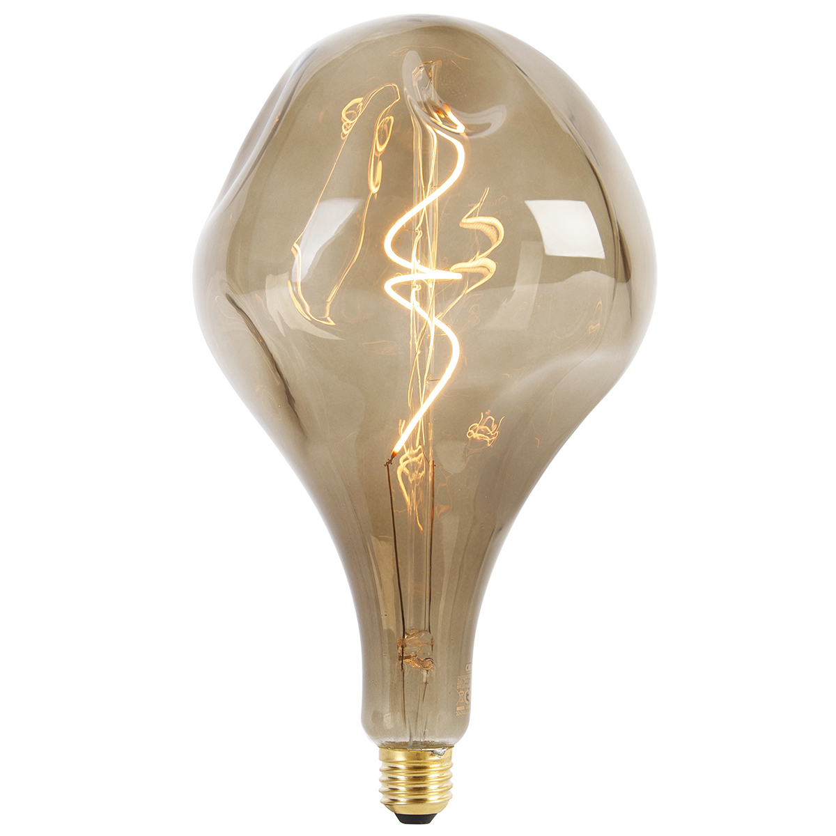 E27 Stmievateľná LED žiarovka G168 Bronzová 6W 150lm 1800K