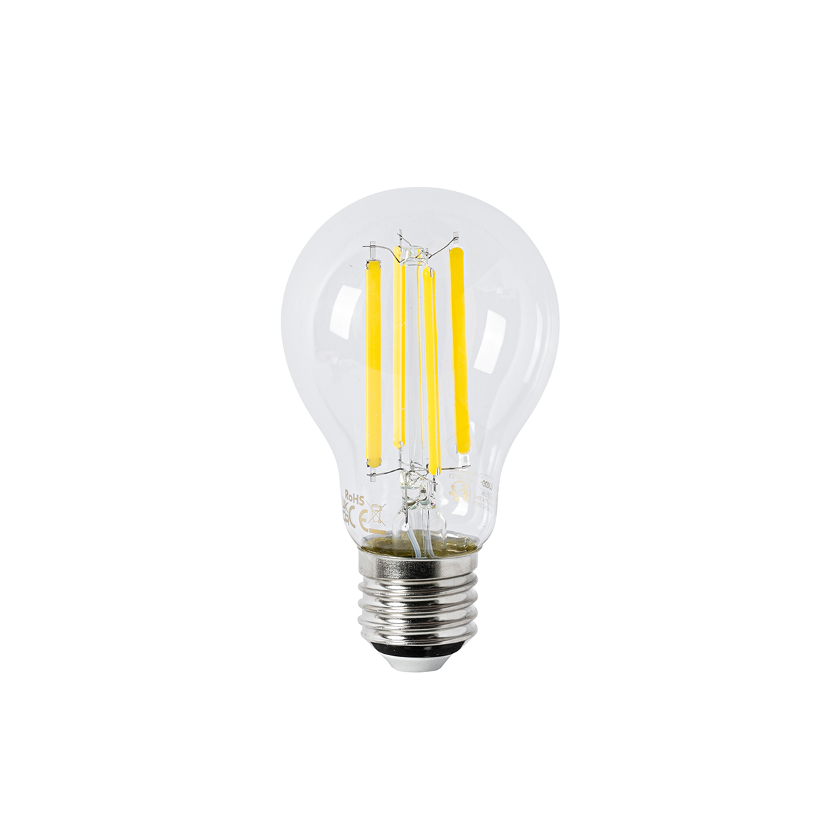 Lampadina LED E27 A60 trasparente 3,8W 806lm 2700K