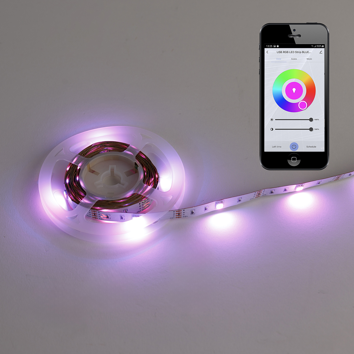 Tira LED inteligente RGB 3 metros 5W