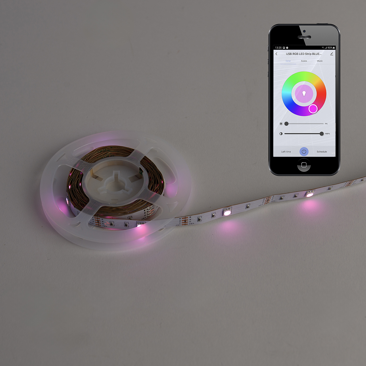 Tira LED inteligente RGB 3 metros 5W