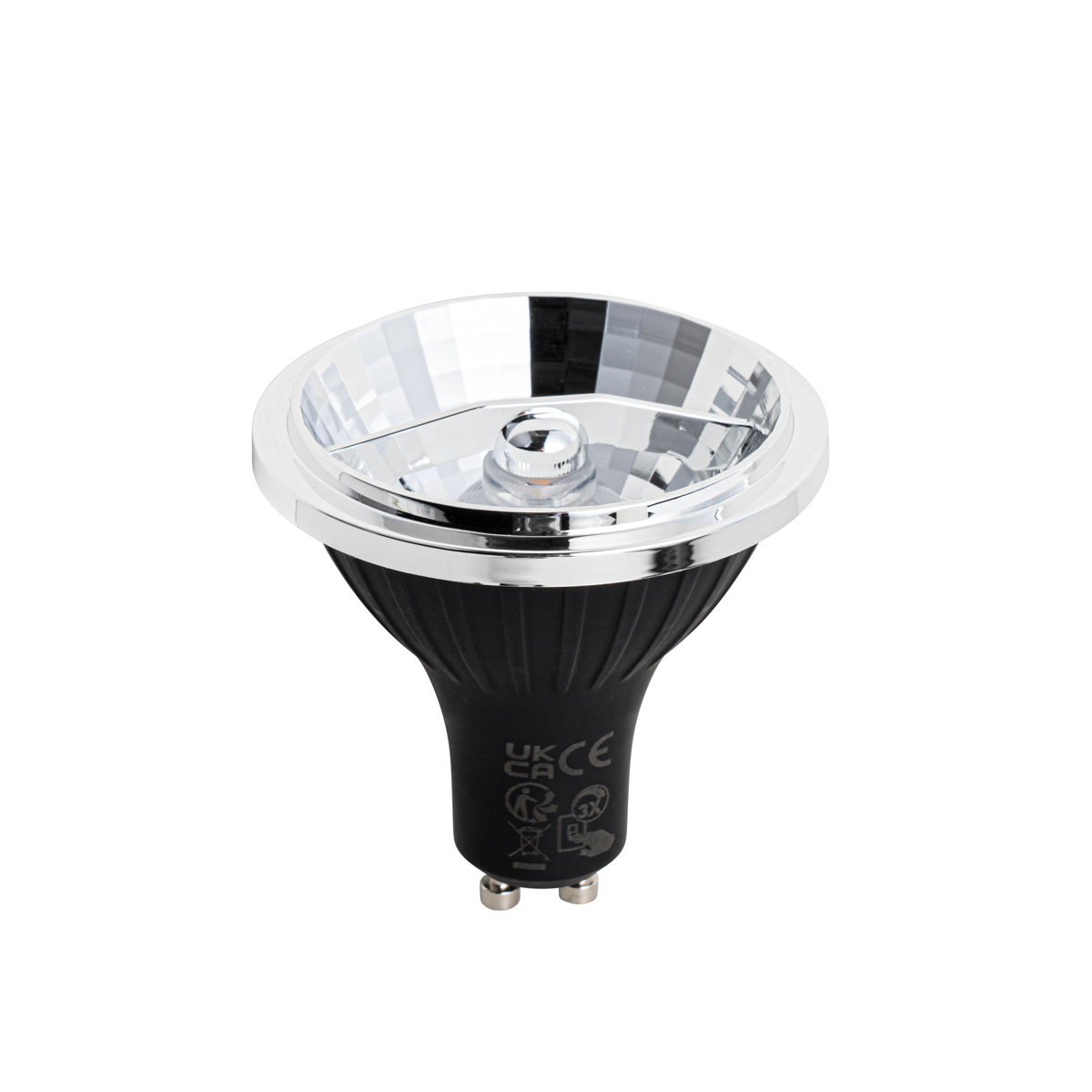 Lampadina LED dimmerabile a 3 step GU10 70mm 6.5W 600LM 3000K