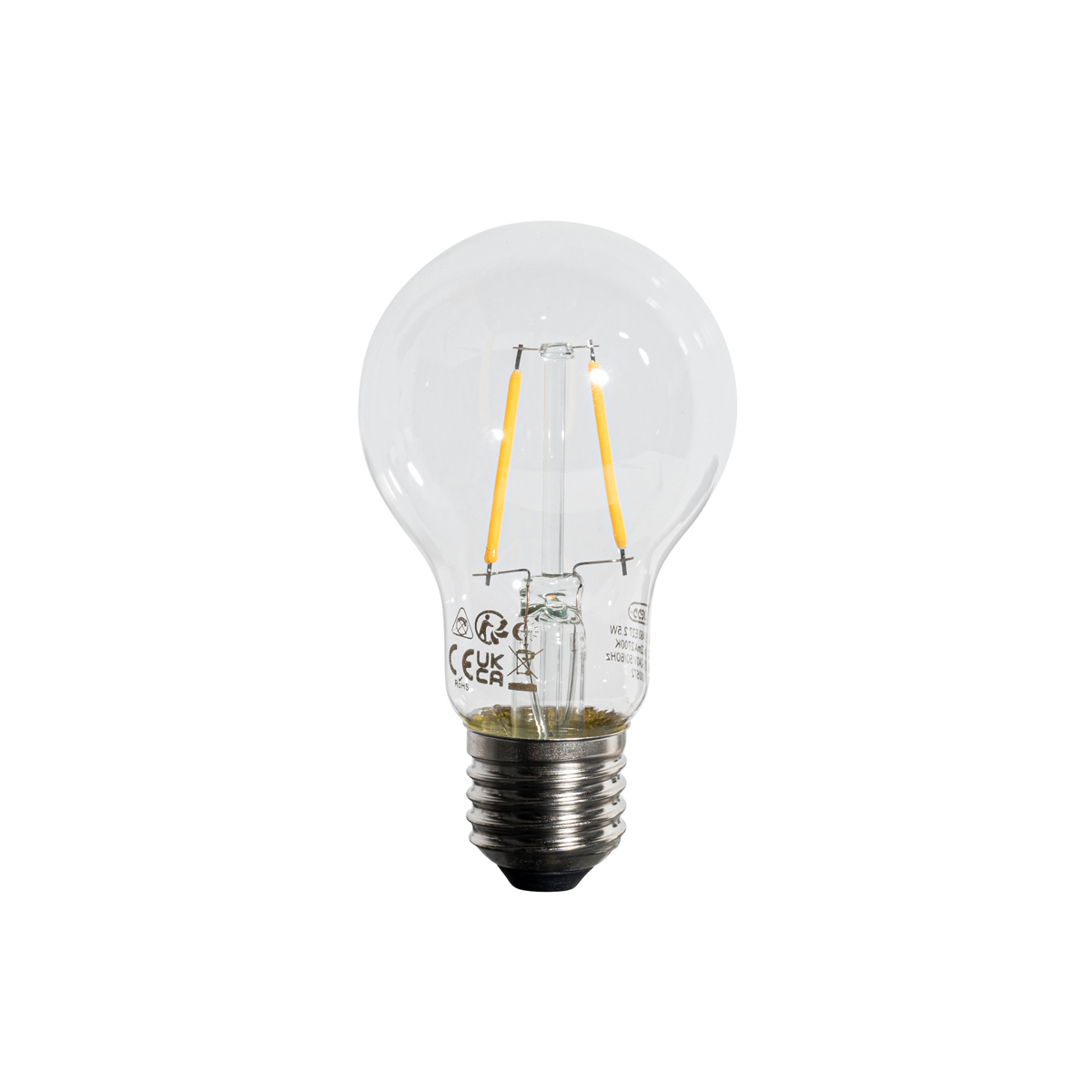 Bombilla LED E27 A60 con sensor crepuscular 2,5W 250 lm 2700K