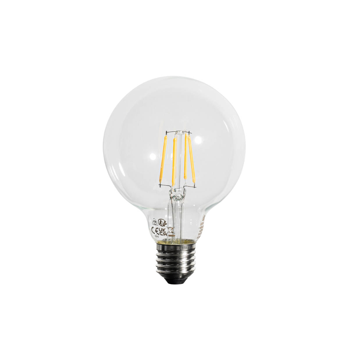 E27 dimmbare LED-Glühbirne G95 5W 450lm 3000K