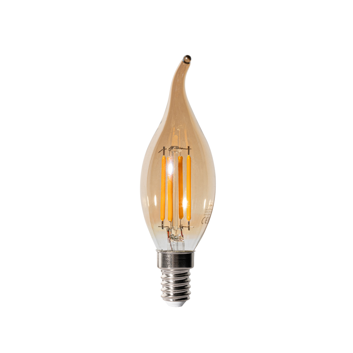 Ampoule LED E14 à intensité variable BXS35 Or 4W 450 lm 2200K