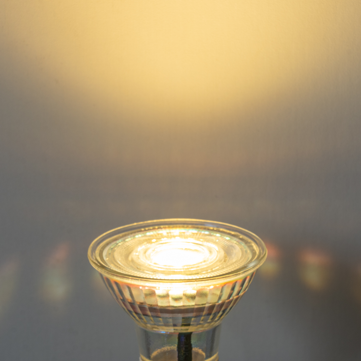 Lampadine LED GU10 50mm dimmerabili trasparenti 4,5W 365 lm 2700K