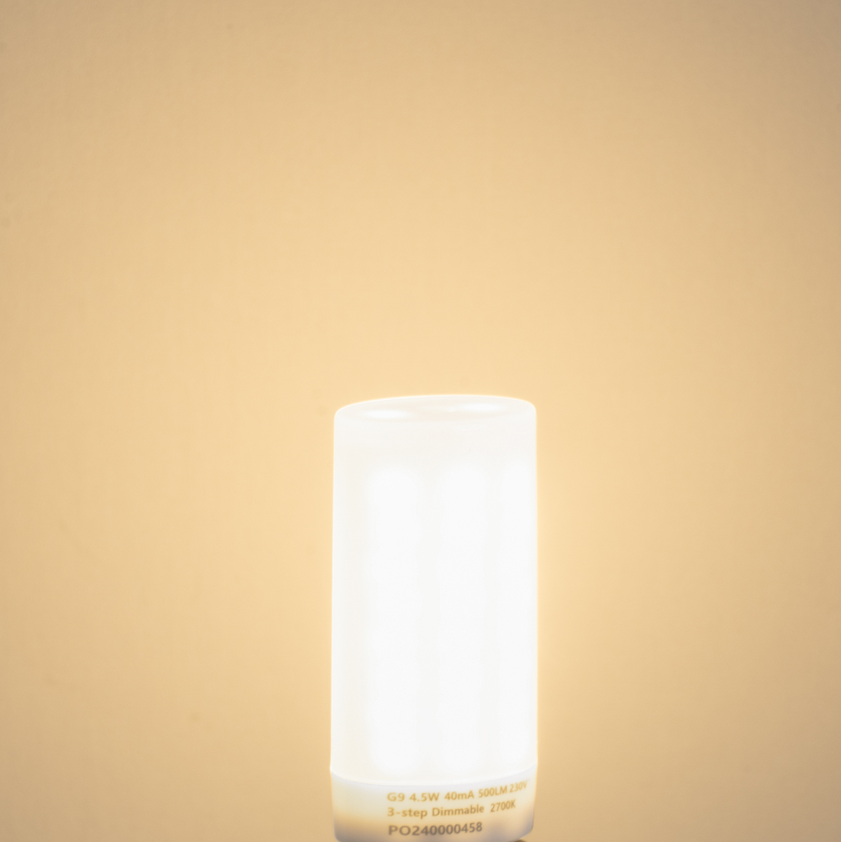 Set di 2 Lampadine LED dimmerabili a 3 livelli G9 opale 4,5W 500lm 2700K