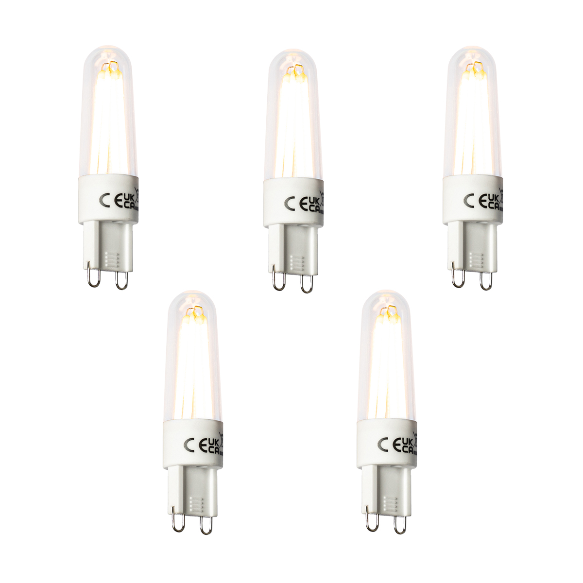 Sada 5 ks G9 LED žiarovka 2,5W 240lm 2300K Sada 5 ks G9 LED žiarovka 2,5W 240lm 2300K