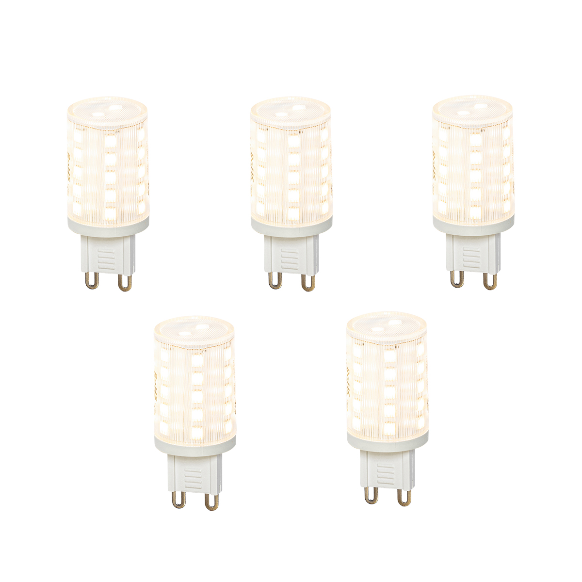 Sada 5 inteligentných LED žiaroviek G9 2,5 W 250 lm 2700 K