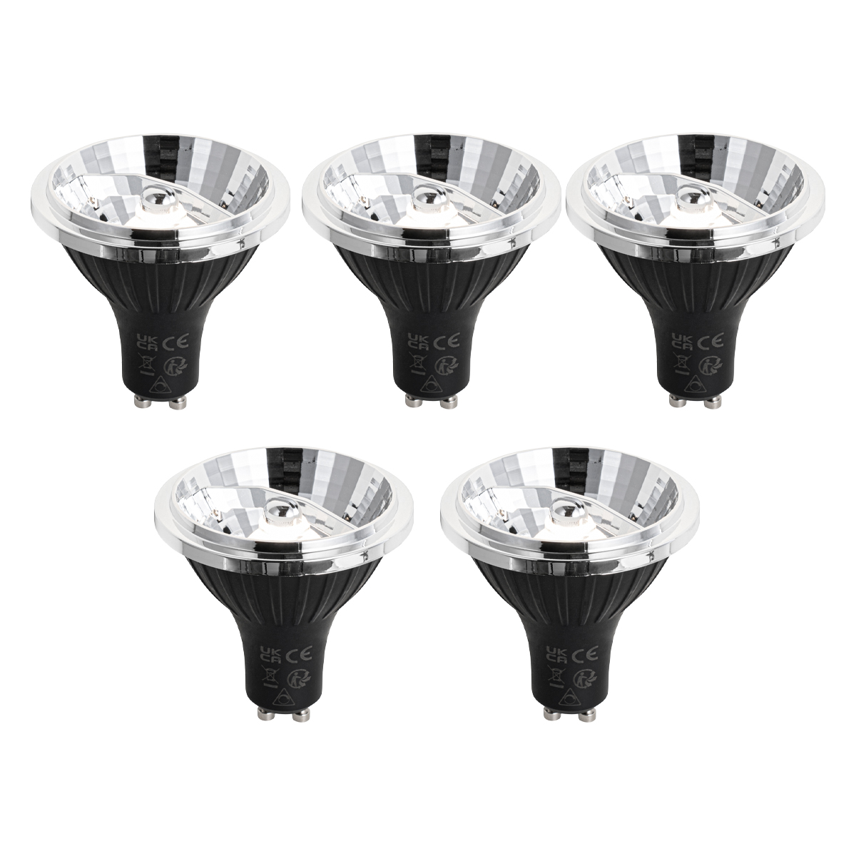 5 darabos GU10 3 lépésben dimmelhető LED izzó készlet 70mm 6.5W 600LM 4000K