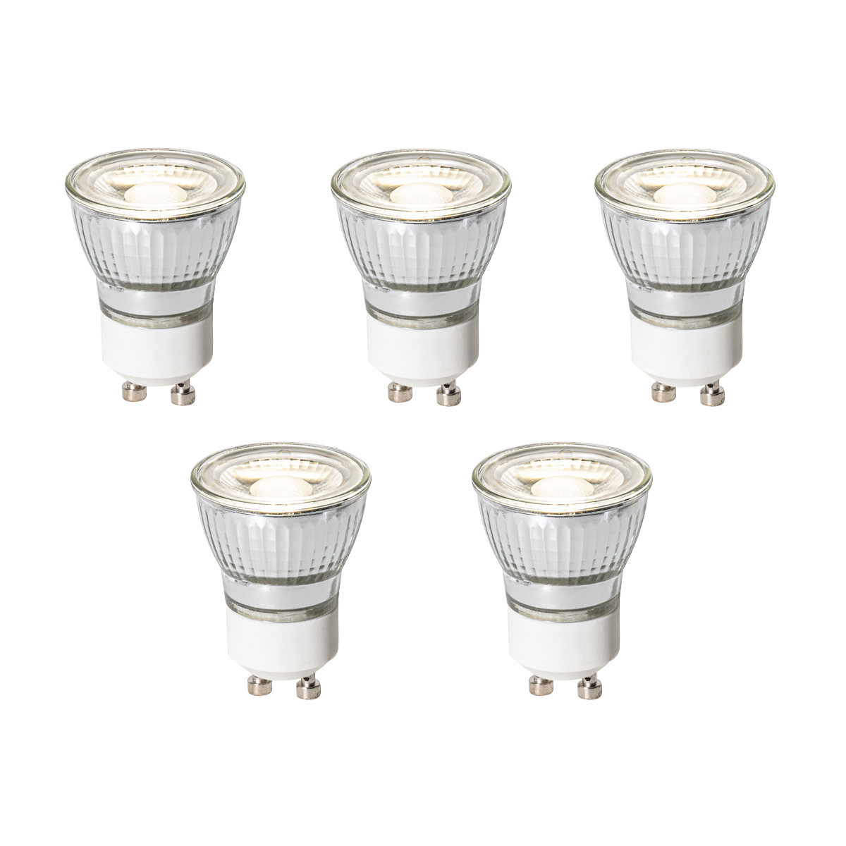 5 darabos GU10 dimmelhető LED izzó készlet, 3,5 cm, 4W, 275 lm, 4000K