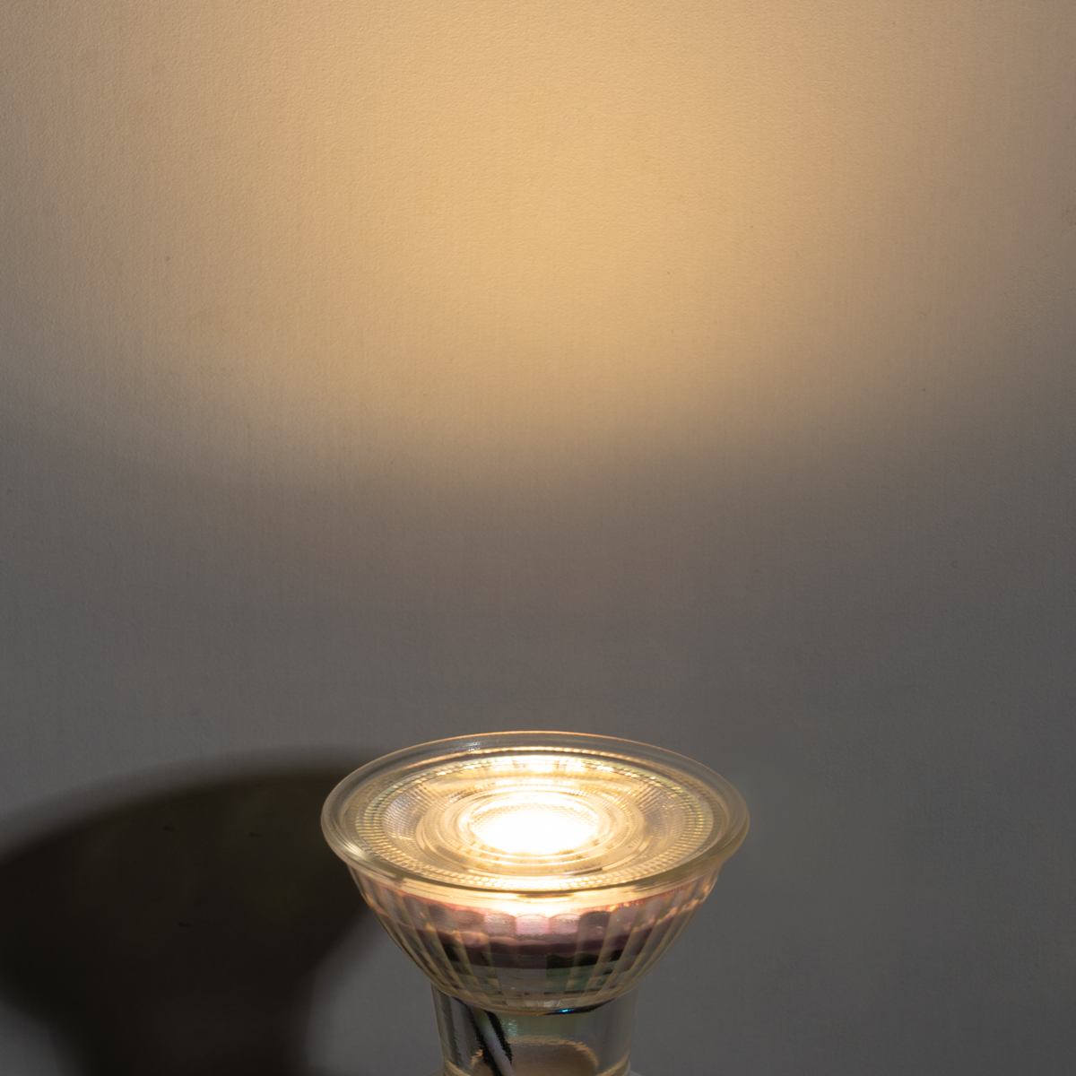 Set of 5 GU10 50mm LED Bulbs Clear 3.5W 330 lm 3000K