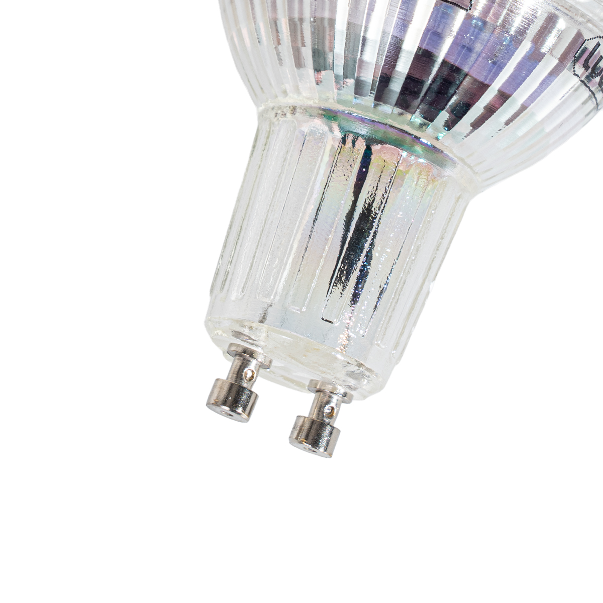 Set of 5 GU10 50mm Dimmable in Kelvin LED Bulbs Clear 4.9W 400 lm 2200-3000K