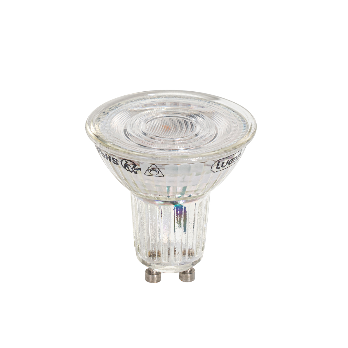 Set of 5 GU10 50mm Dimmable in Kelvin LED Bulbs Clear 4.9W 400 lm 2200-3000K