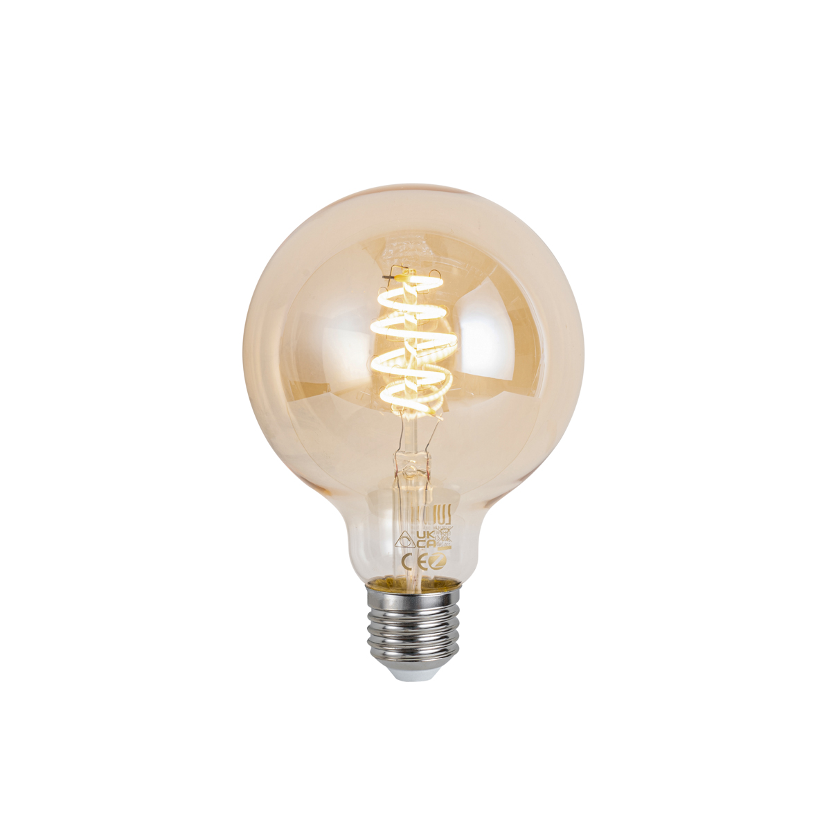 Bec LED inteligent E27 reglabil G95 chihlimbar 4.9W 320lm 2500K