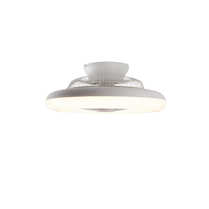 ventilateur de plafond blanc avec led avec télécommande - clima