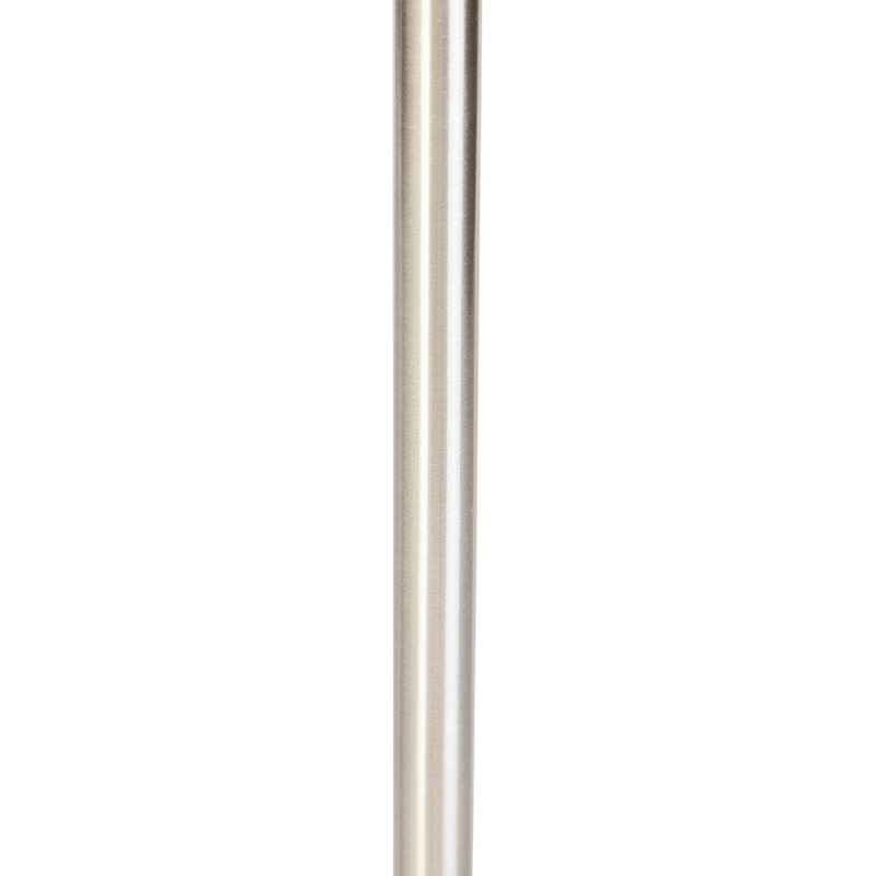 lampadaire acier avec abat-jour rose 50 cm - simplo