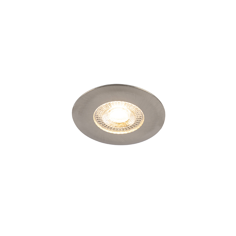 Infälld spotlight silver inkl LED 3-stegs dimbar – Ulo