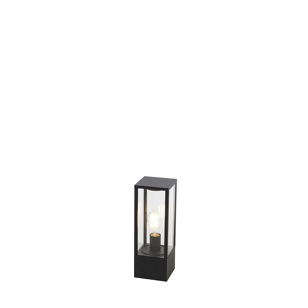 Image of Lampada da esterno industriale nera 40 cm IP44 - Charlois