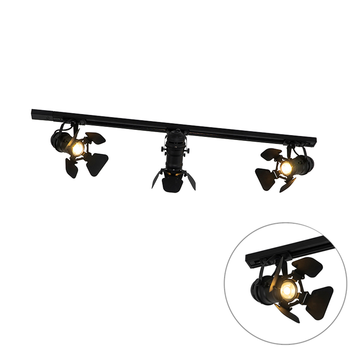 Koľajnicový systém s 3 čiernymi bodkami - Film