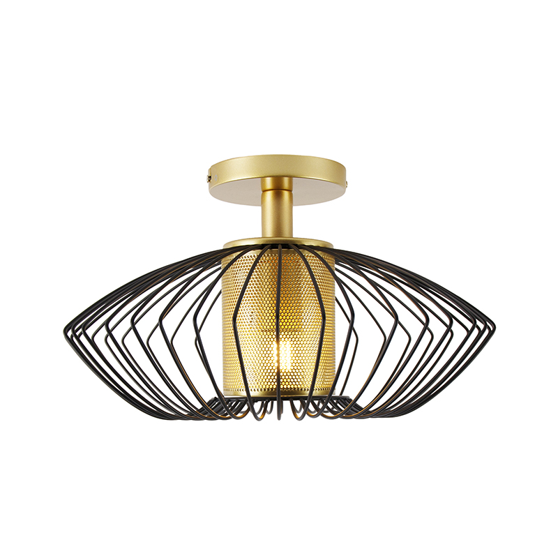 Design ceiling lamp gold with black Dobrado