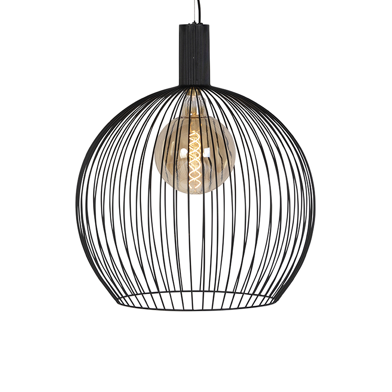 Design ronde hanglamp zwart 60 cm - Dos Design ronde hanglamp zwart 60 cm - Dos