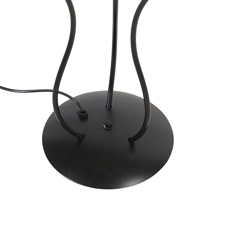 lampadaire design noir 3 lumières - wimme