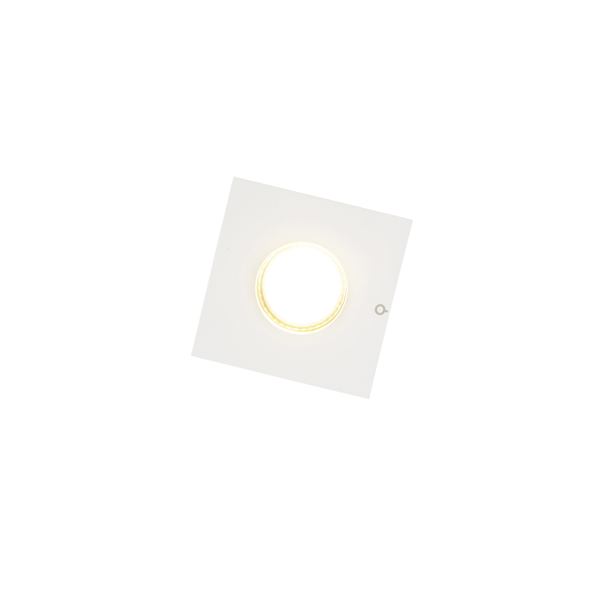 Foco empotrado moderno blanco para baño - Doku