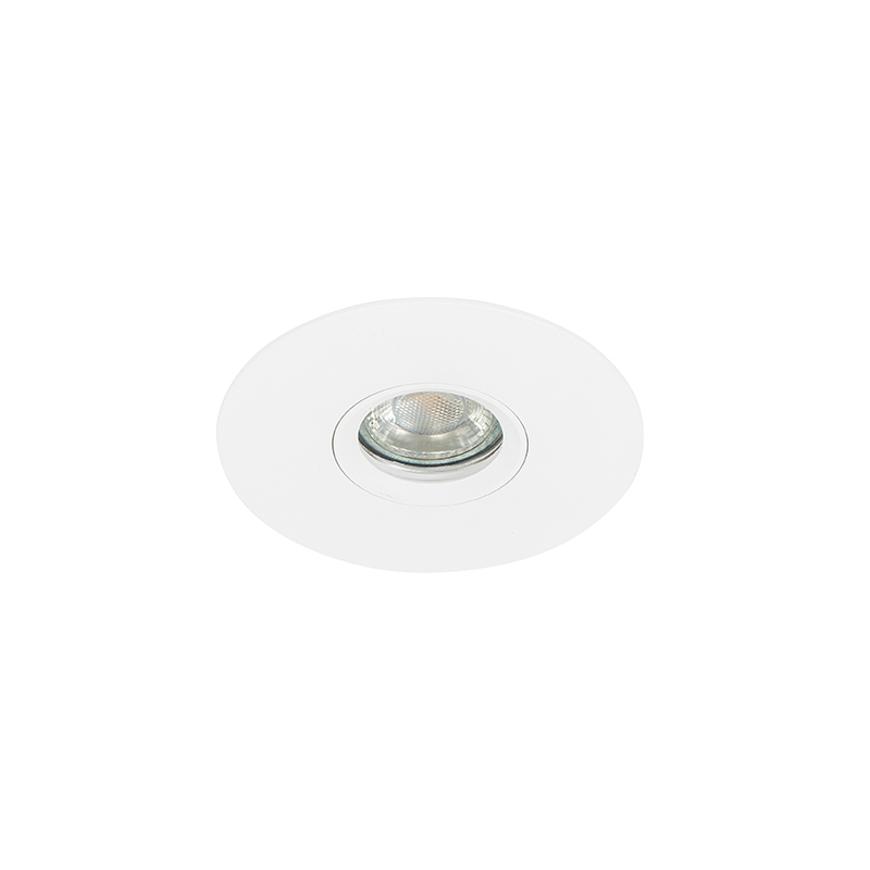Faretto da incasso moderno bianco 12 cm - Buco