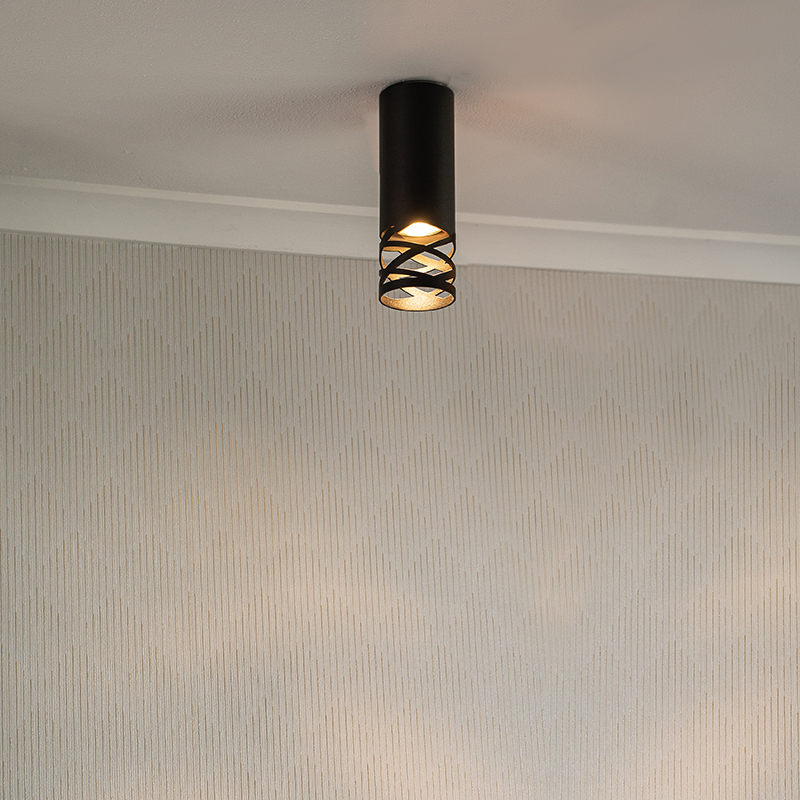 Design plafondlamp zwart - Arre Design plafondlamp zwart - Arre