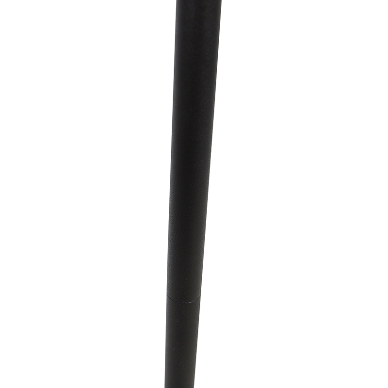 Foco de jardín negro regulable IP44 con cable y enchufe - Basic
