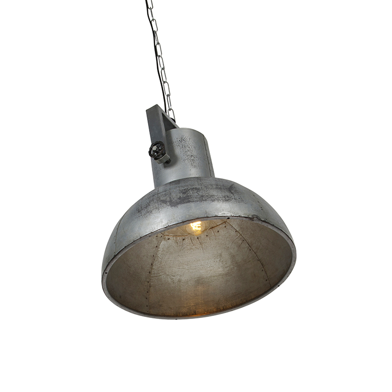 Industrielle Hängelampe grau 50 cm - Samia Sabo