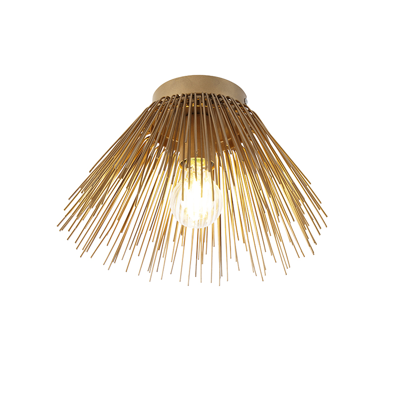 Art Deco ceiling lamp gold - Broom