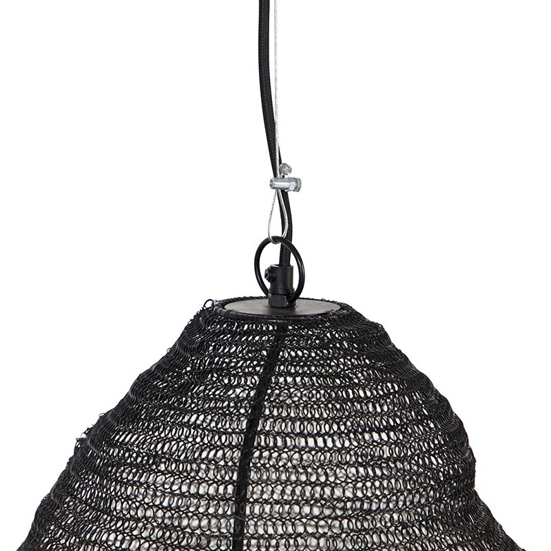 suspension orientale noire 45 cm - nidum